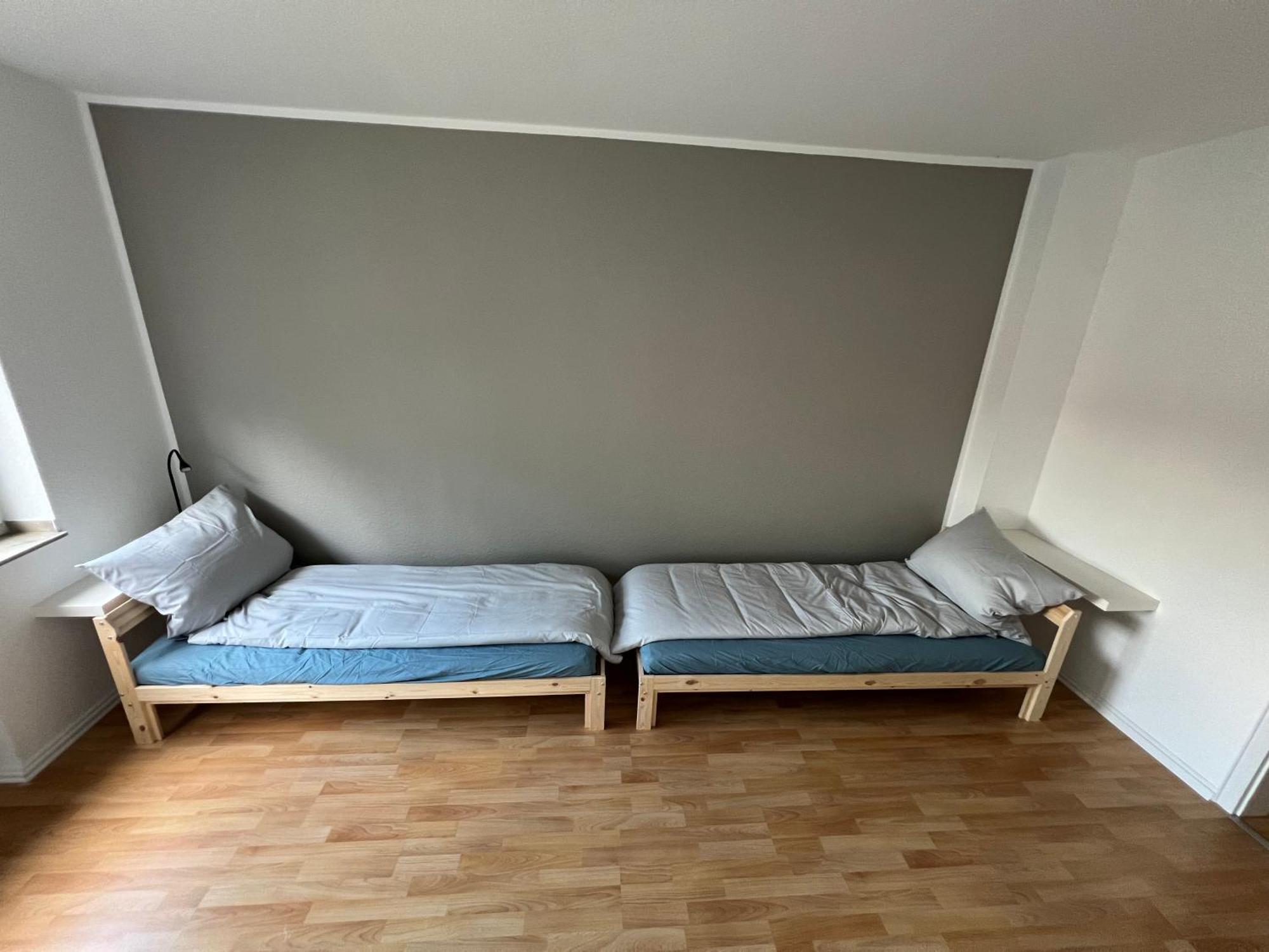 Emas4 Wohnung Mit 2 Einzelbetten, Kueche Krefeld Buitenkant foto